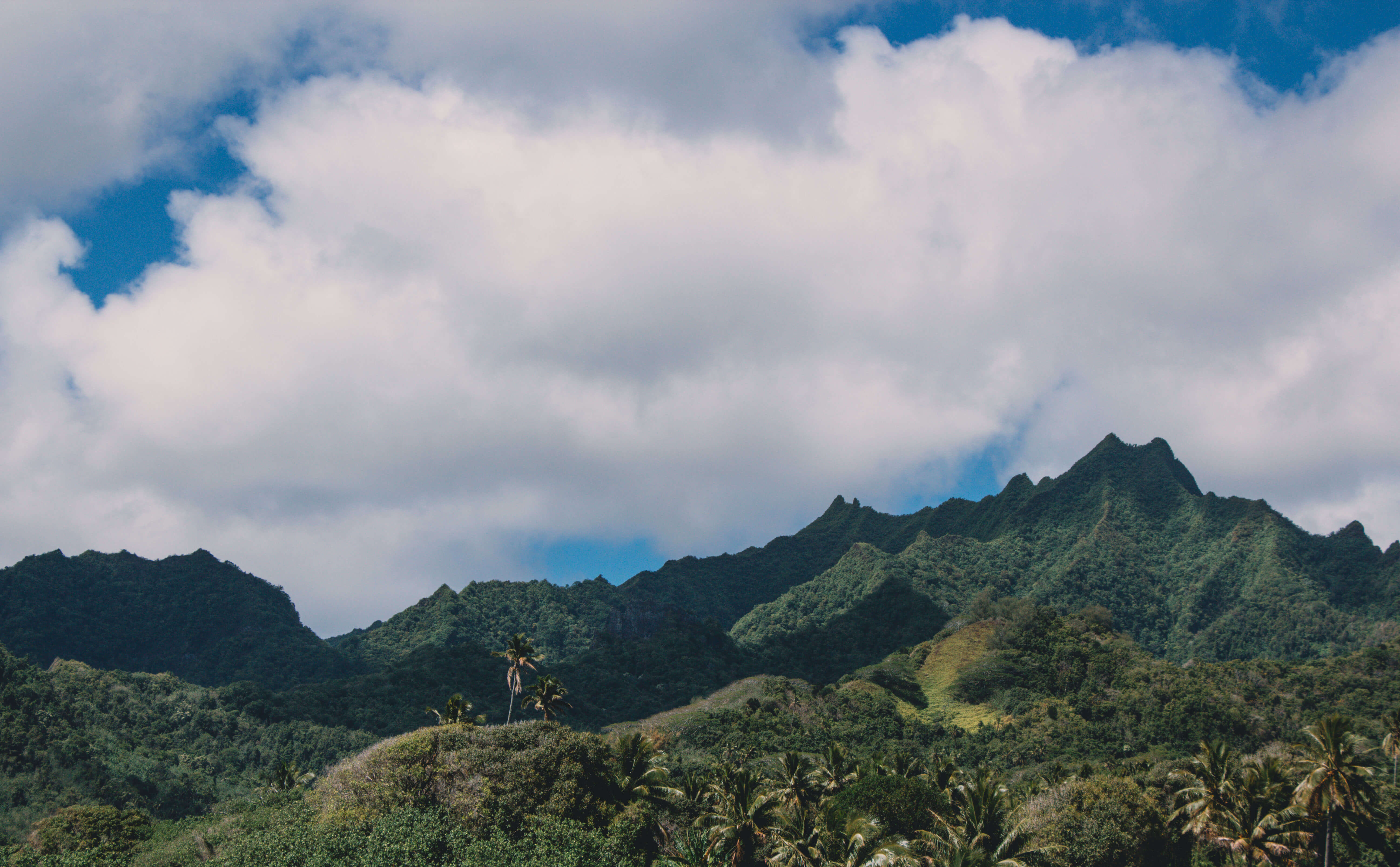 Rarotonga mountains