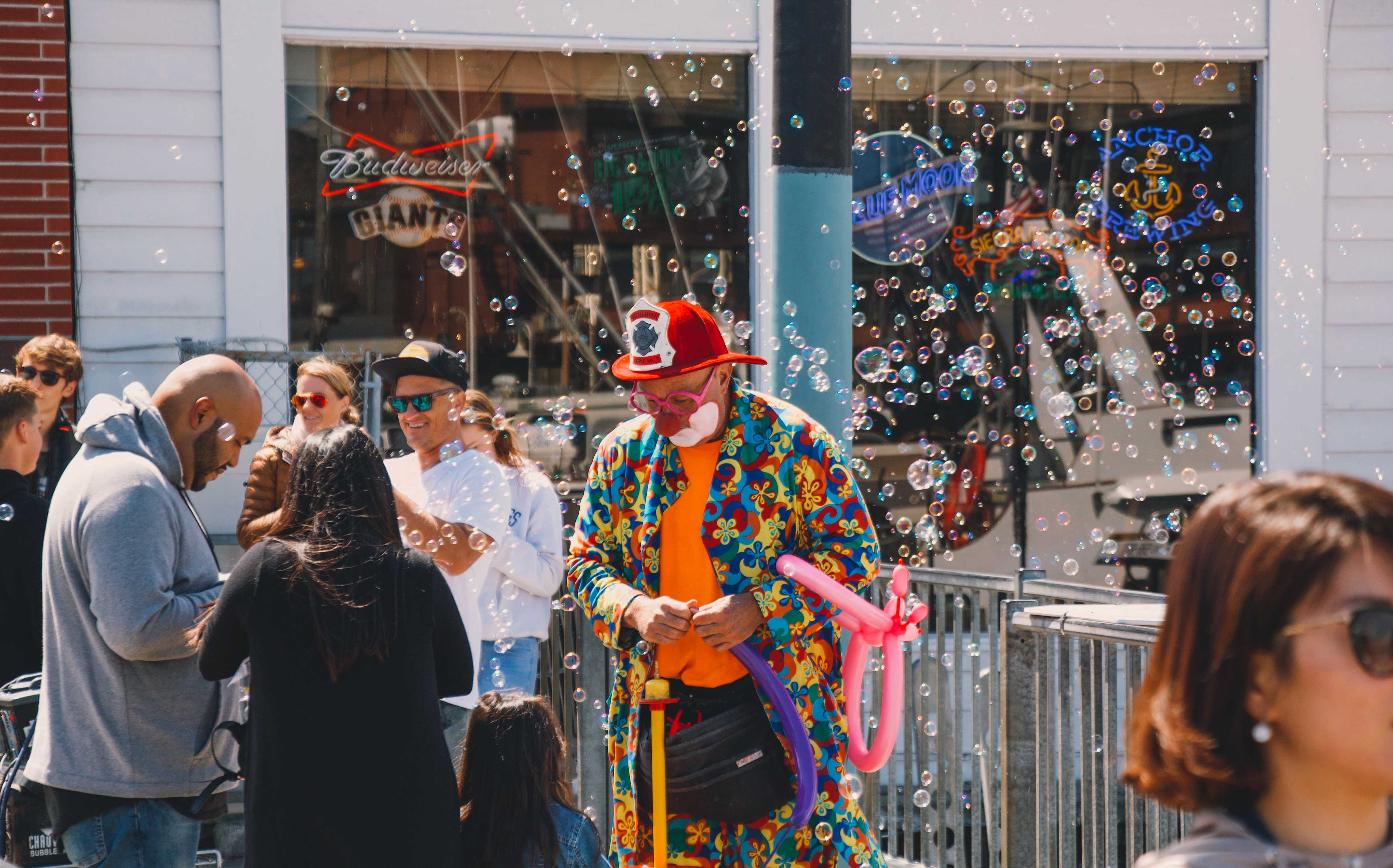 San Francisco clown