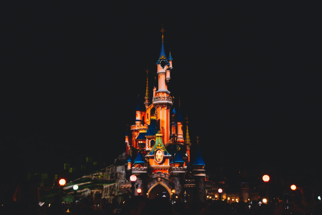 Disneyland Paris night